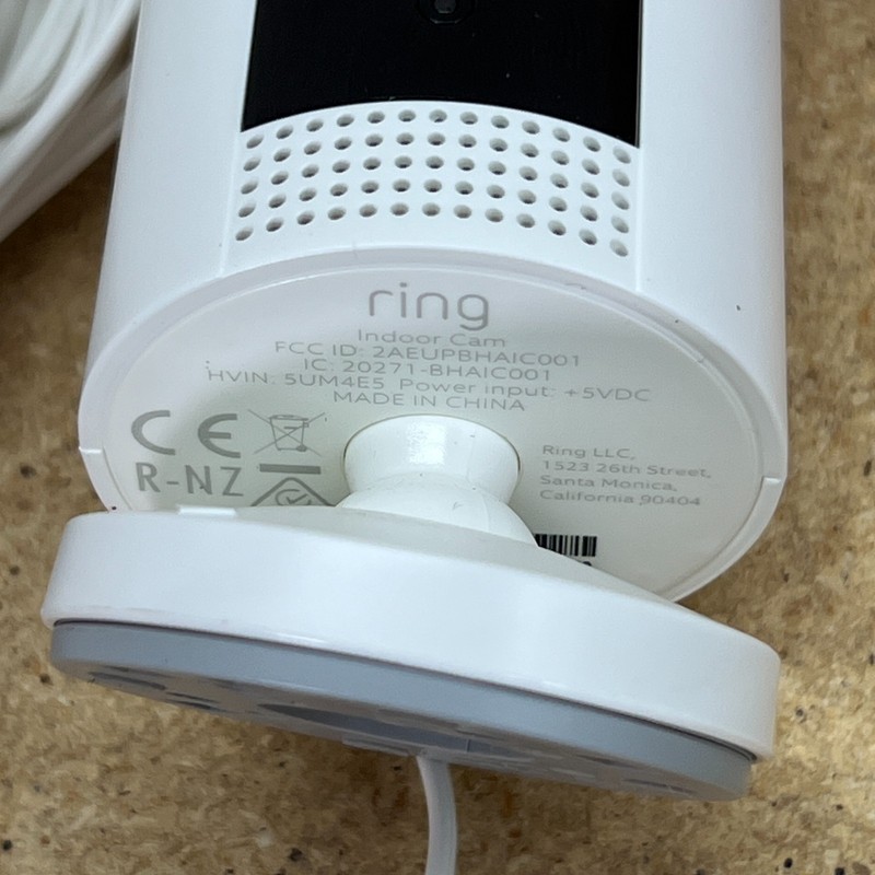 Ring Indoor Cam (1st Gen) Plug-In HD Security Camera 5UM4E5 W/ Power Cable gallery