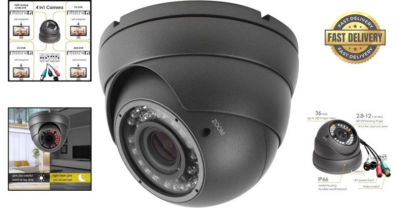 High-Performance 1080P CCTV Camera with Manual Zoom & Weather-Resistant Housing gallery