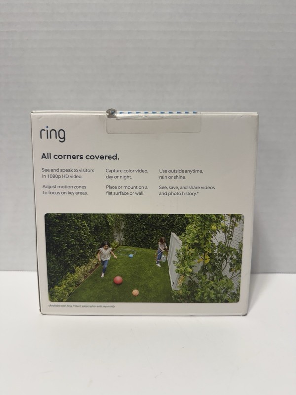 Ring Stick Up Cam Plug-In Indoor/Outdoor 1080p Wired Security Camera gallery