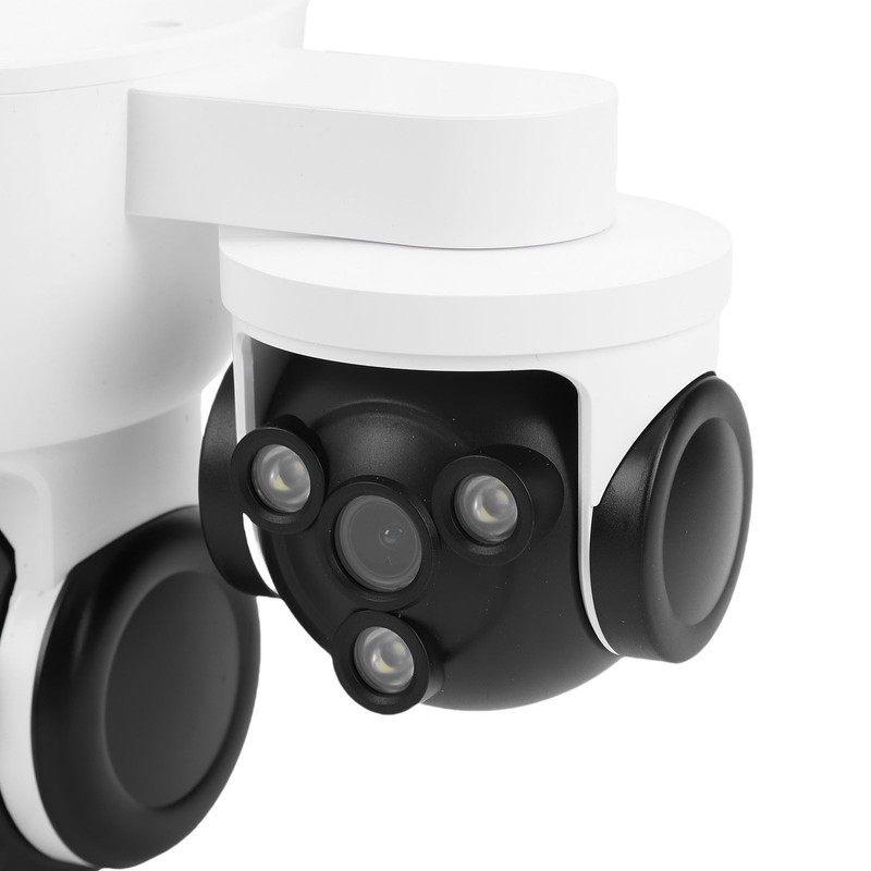 3 Lens Solar Security Camera Ultra HD Human Detection Water Proof WiFi Multi⭐