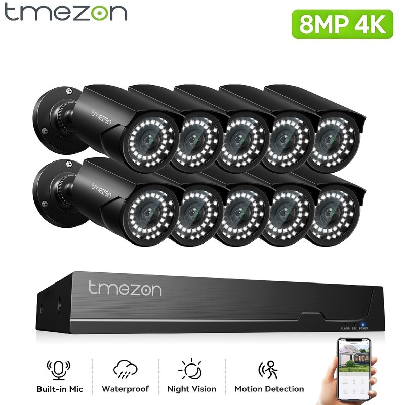 16CH 4K NVR PoE Security Camera System Smart Tracking Waterproof Home Security gallery