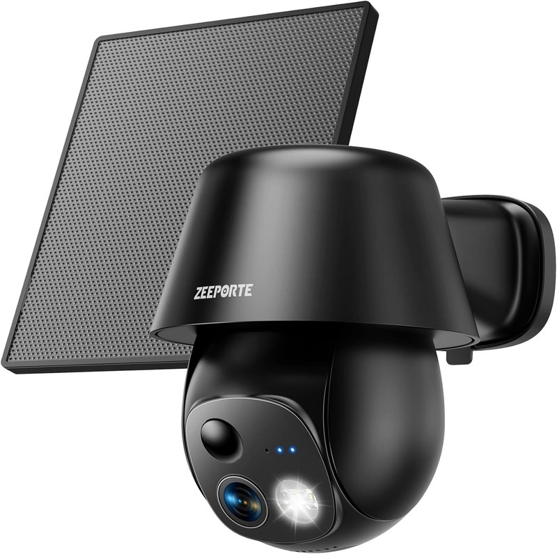 Wireless Outdoor Security Camera – Solar Powered, 2K HD Vision & Two-Way Audio gallery