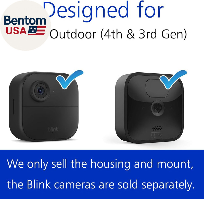 All-New Blink Outdoor 4 Camera Wall Mount, Weatherproof Protective Housing and 3 gallery