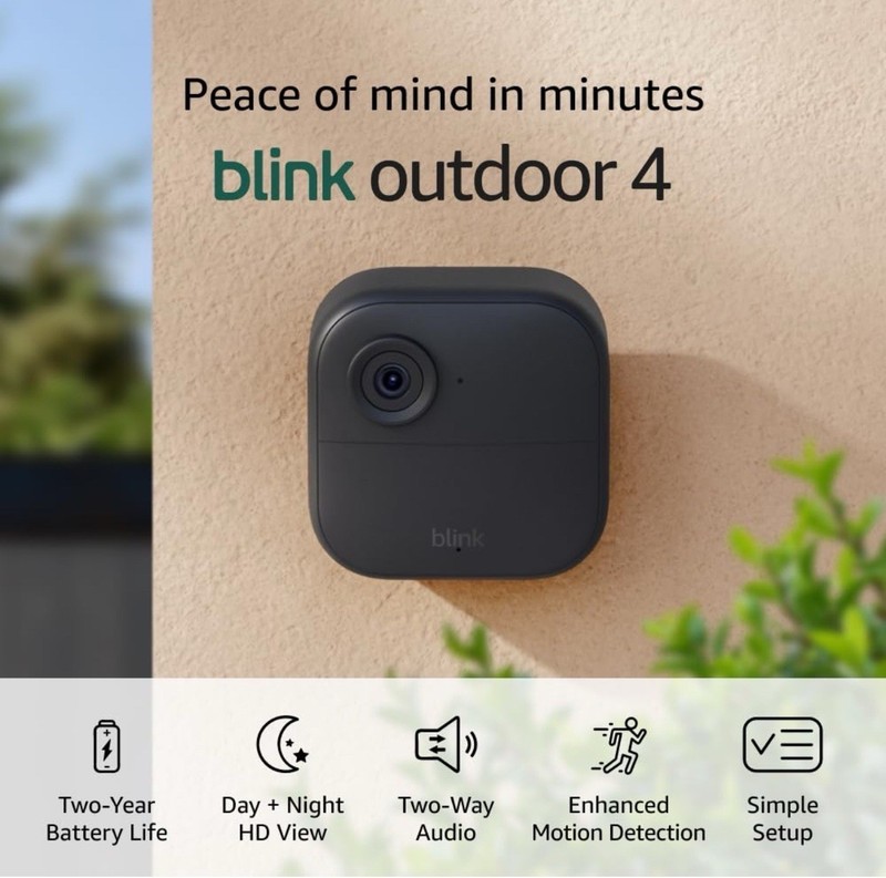 NEW! Blink Outdoor 4 Wireless HD Smart 1080p Security Camera - 5 Camera System gallery