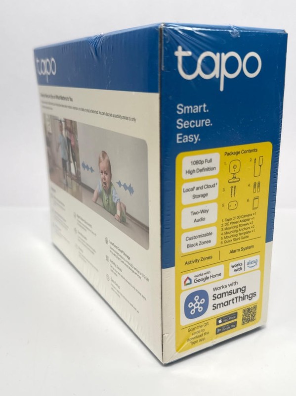 TP-Link Tapo C100 1080P Indoor Security Camera Motion Audio Night Vision Alexa gallery