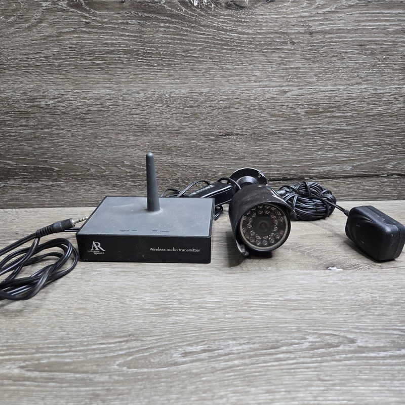 Acoustic Research AW825 Wireless Audio Transmitter and Color Night Vision Camera