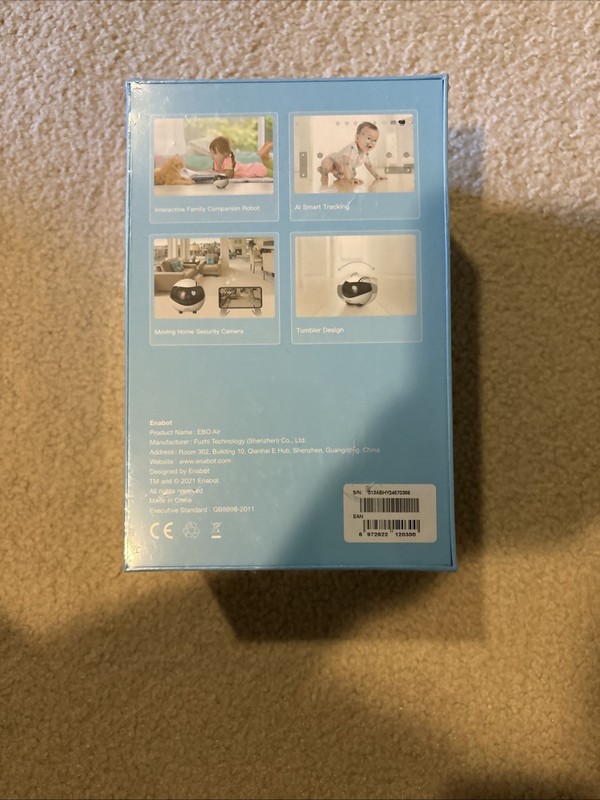Enabot EBO AIR Robot Pet,Child,Home Monitoring new in factory sealed box gallery