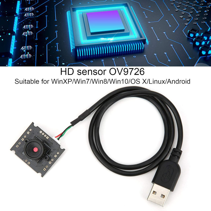 USB Camera Module, HBV-W202012HD Camera Module USB Interface for Winxp 10/OS X/L gallery