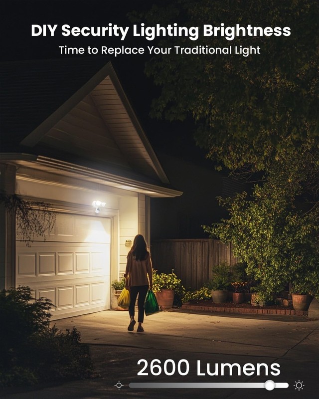 ieGeek Floodlight Camera 5G/2.4G WiFi Outdoor Home Security Light with Cameras gallery