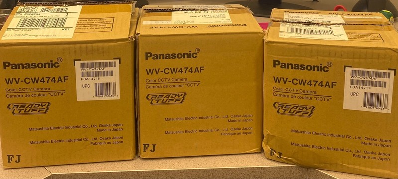PANASONIC WV-CW474AF COLOR CCTV CAMERA (SOLD INDIVIDUALLY)