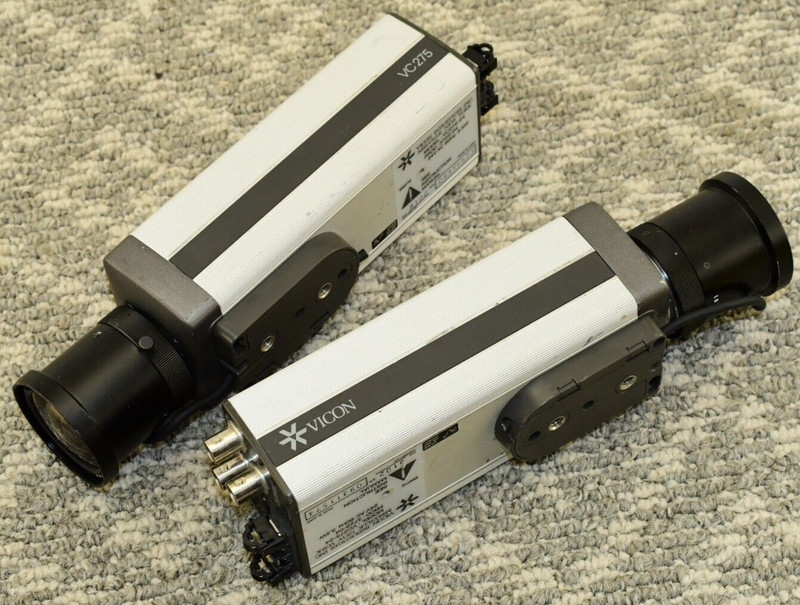 (2) – Vicon VC275-24 1/2-Inch Solid-State Black-and-White CCD Camera CCTV Video