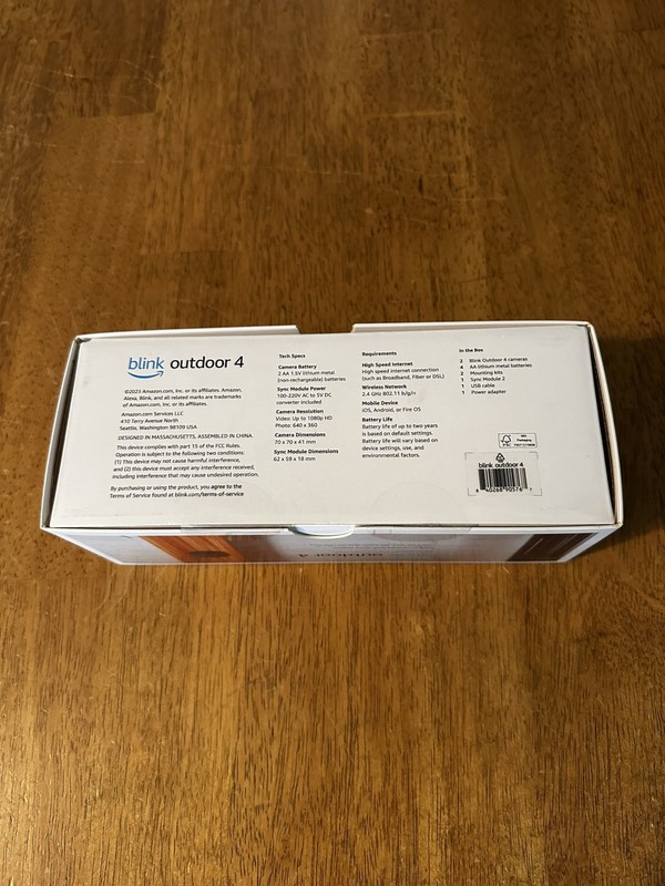 Blink Outdoor 4 (4th Gen) 2-Camera System - Wire-Free Smart Security Cameras NEW gallery