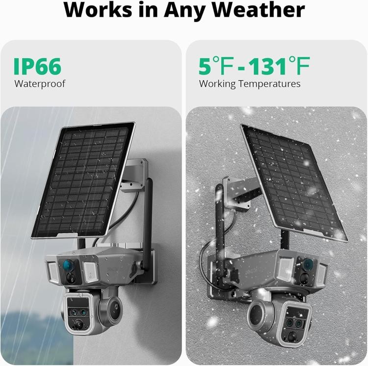 Dragon Touch 4G LTE Cellular Security Camera, 4K Wireless Outdoor Solar Camera 1 gallery