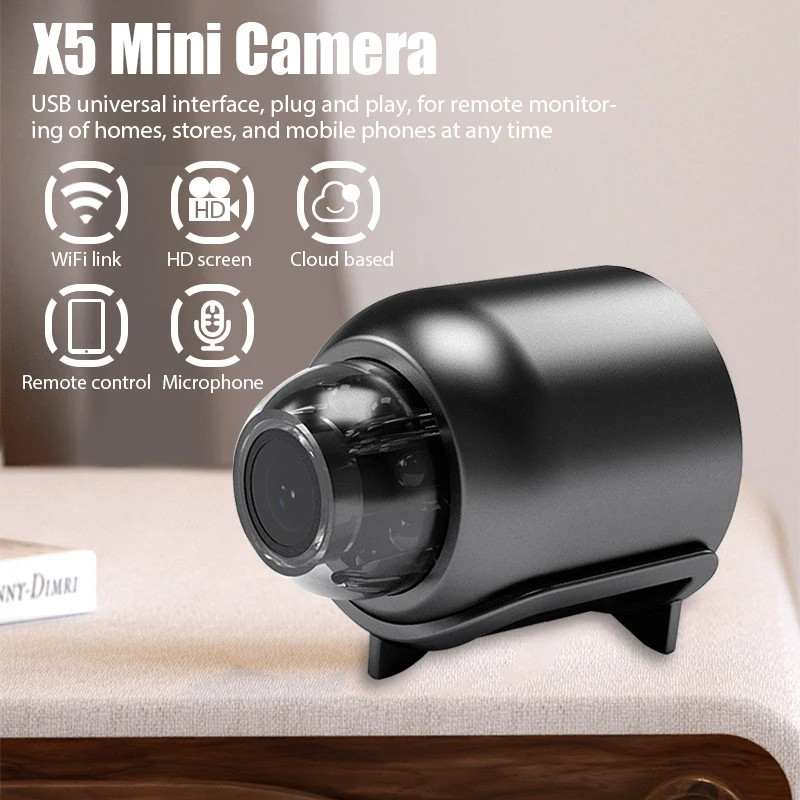 Mini Camera 1080P Clear Night Vision Lightweight Portable Premium Cams Motion De gallery