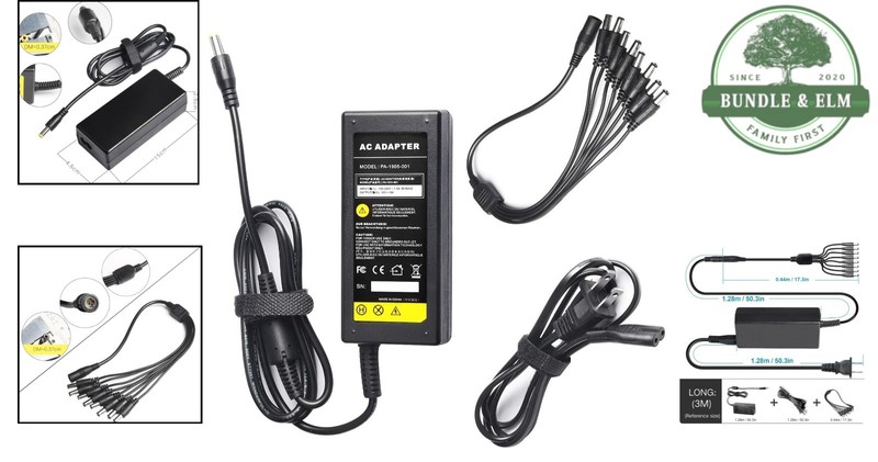 12V 5A Security Camera Power Adapter with 8-Way Splitter for Multiple Cameras gallery