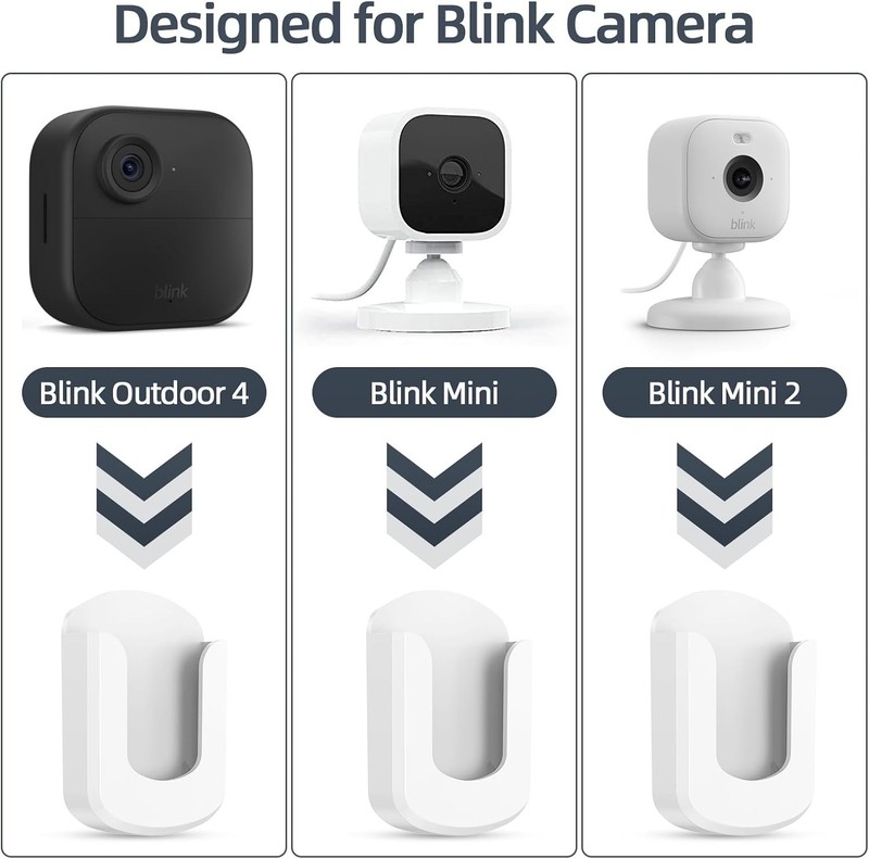 Blink Mini/Outdoor 4/Indoor Camera Wall Mount Bracket, 3 Pack Adhesive, No Dr... gallery