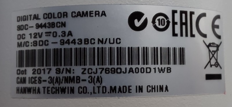 2 Samsung SDC-9443BCN Indoor Outdoor Digital Color Security Cameras Free Ship gallery