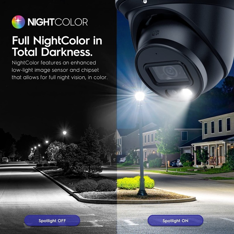 Amcrest 4K POE AI IP Security Camera 8MP Turret Color Night Vision Warranty gallery