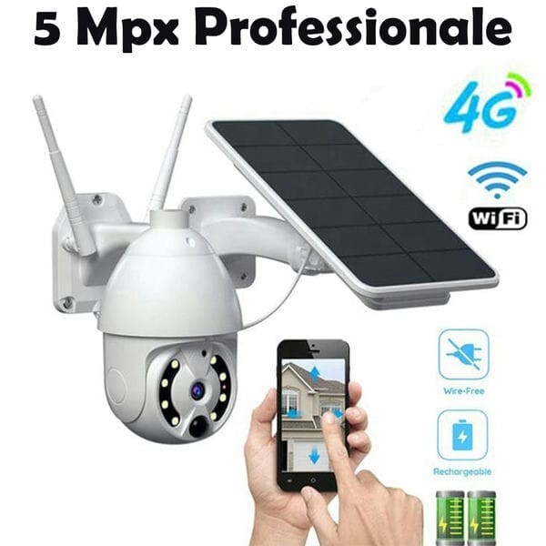 Solar Camera Ptz 4G 5mpx Video Surveillance