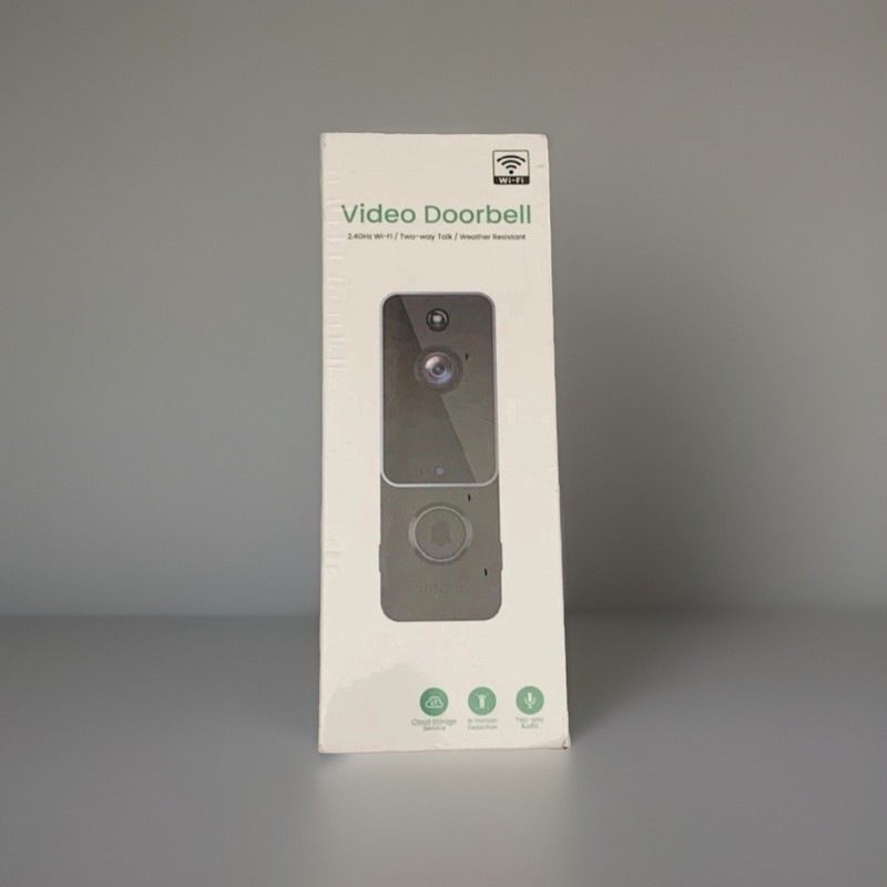 BitePass Wi-Fi Doorbell Camera - Model No. P8 - 2.4 GHz - 1080p - Purple