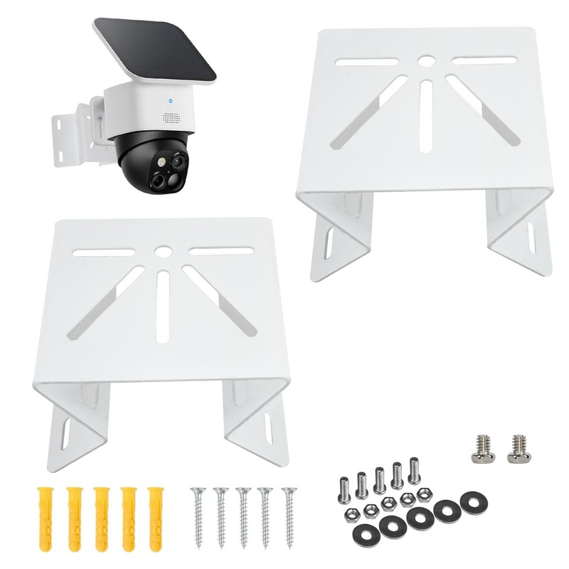 2 PCS Camera Corner Mount Compatible with Eufy SoloCam S340/E30/E42, Eufy 4G …