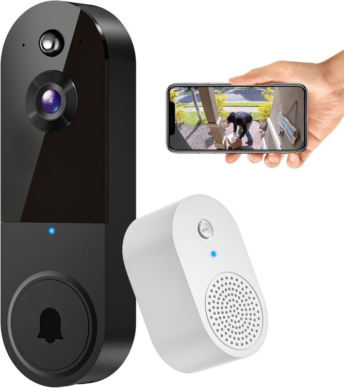 Ring Video Doorbell 1080p HD Camera WI-FI Night Vision Motion Detection Wireless gallery