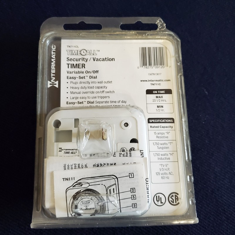 Intermatic TimeAll Security/Vacation Timer, Conserves Energy New In Package gallery