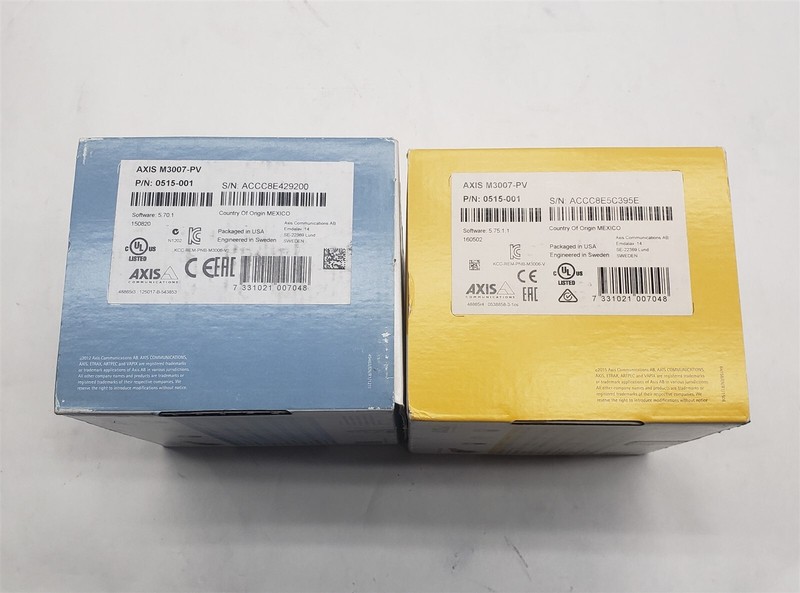 Axis M30 M3007-PV IP Network Security Camera 360/180 Panoramic View Lot 2 NEW gallery