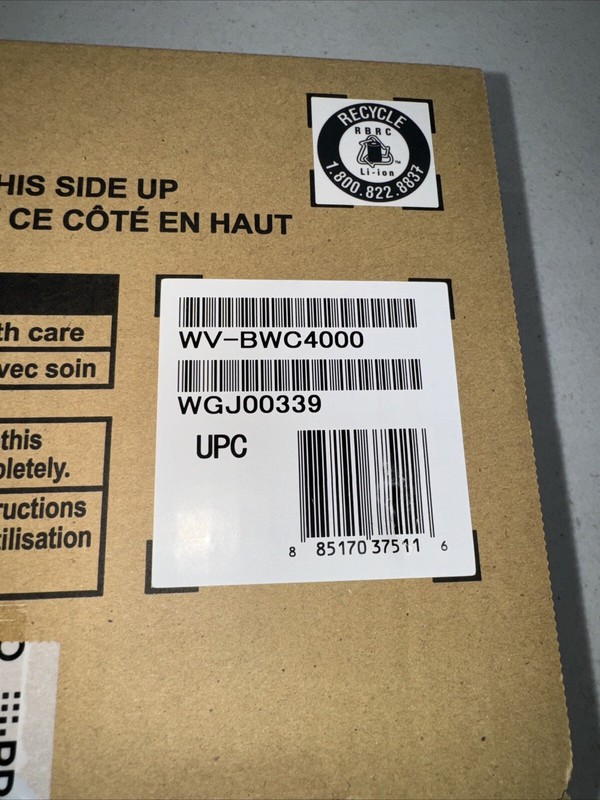 panasonic I-pro Body warn Camera WV-BWC4000 Brand New Sealed gallery