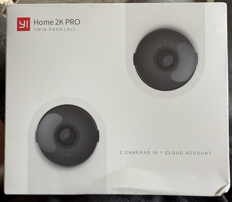 Brand New Twin Pack Yi Home 2K Pro Security Camera – White 2304×1296