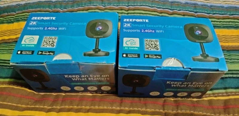 ZEEPORTE 2K Indoor Cameras for Home Security - Baby Monitor and Dog Pet... gallery