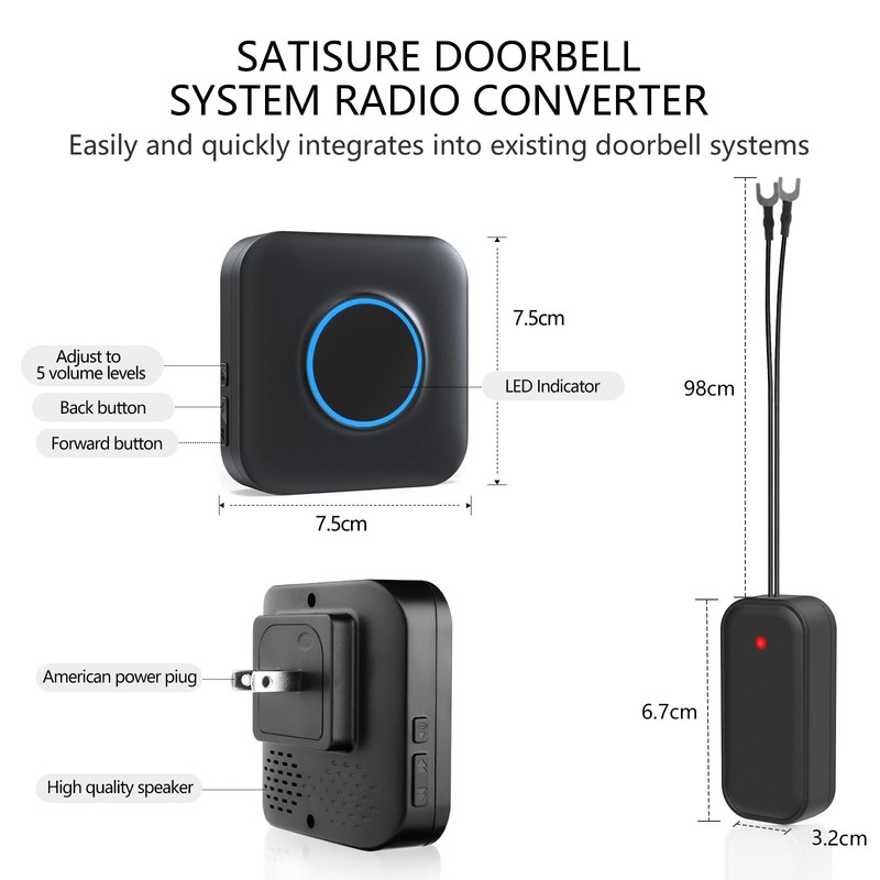 Wireless Doorbell Chime for Blink - Compatible with Blink Video Doorbell and ... gallery