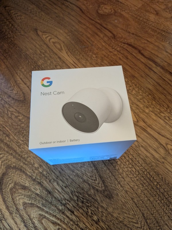 Google Nest Cam Indoor/Outdoor Camera – Snow, Pack of 1 (MISSING MOUNT BRACKET)