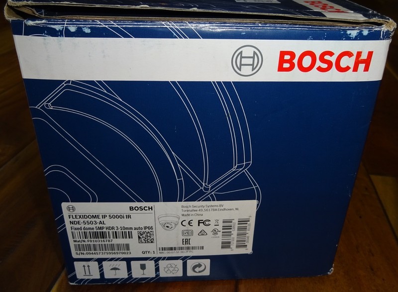 Bosch FLEXIDOME IP 5000i IR NDE-5503-AL 5MP HDR Outdoor Dome Camera…NEW