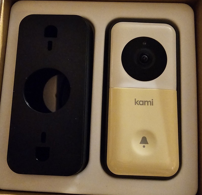 Kami Doorbell Camera with Hardware & Cables for Hardwire