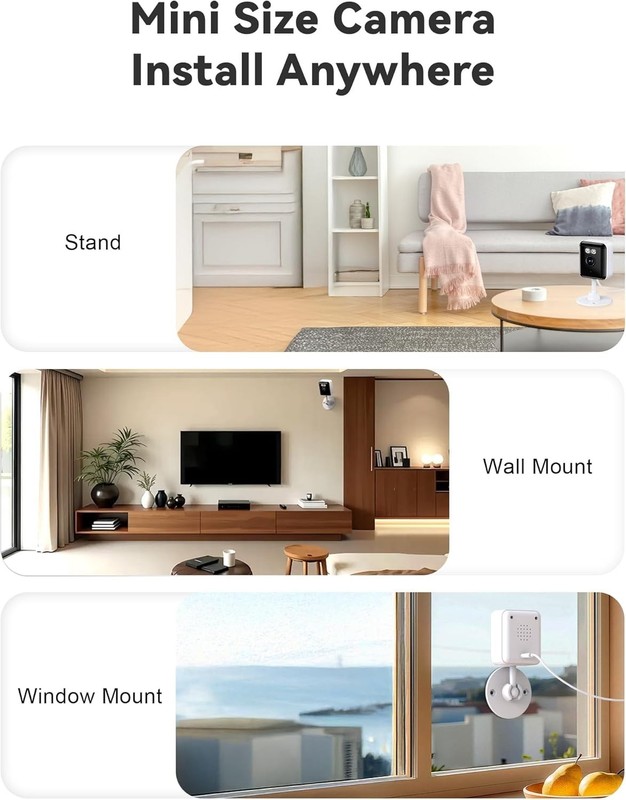 2K Home Security Camera with AI Text Recognition & Night Vision - Solar Powered gallery