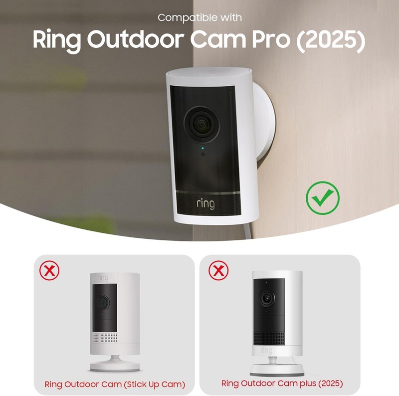 Silicone Case for Ring Outdoor Cam Pro (2025)Soft Silicone Protective Skin Cover gallery