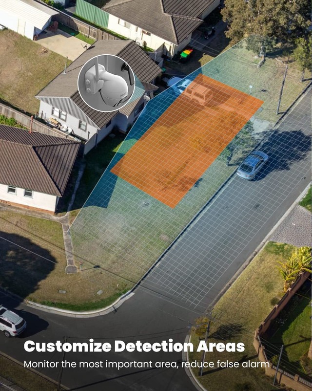 ieGeek Wireless Outdoor Solar Security Camera 360° PTZ WiFi Battery CCTV System gallery