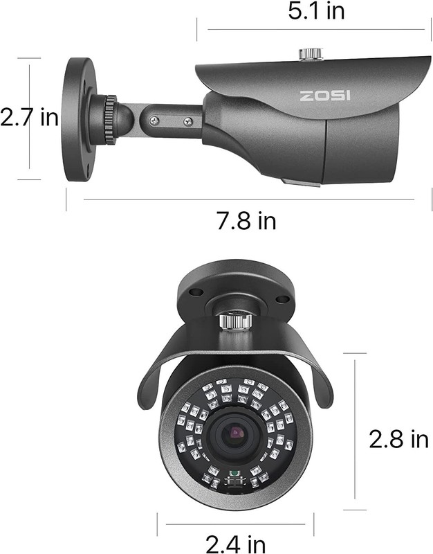 HD 1920TVL Hybrid 4-in-1 TVI/CVI/AHD/960H CVBS CCTV Surveillance Weatherproof B gallery
