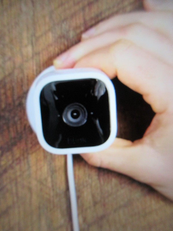 Blink Mini Indoor Wired 1080p Wi-Fi Security Camera in White gallery