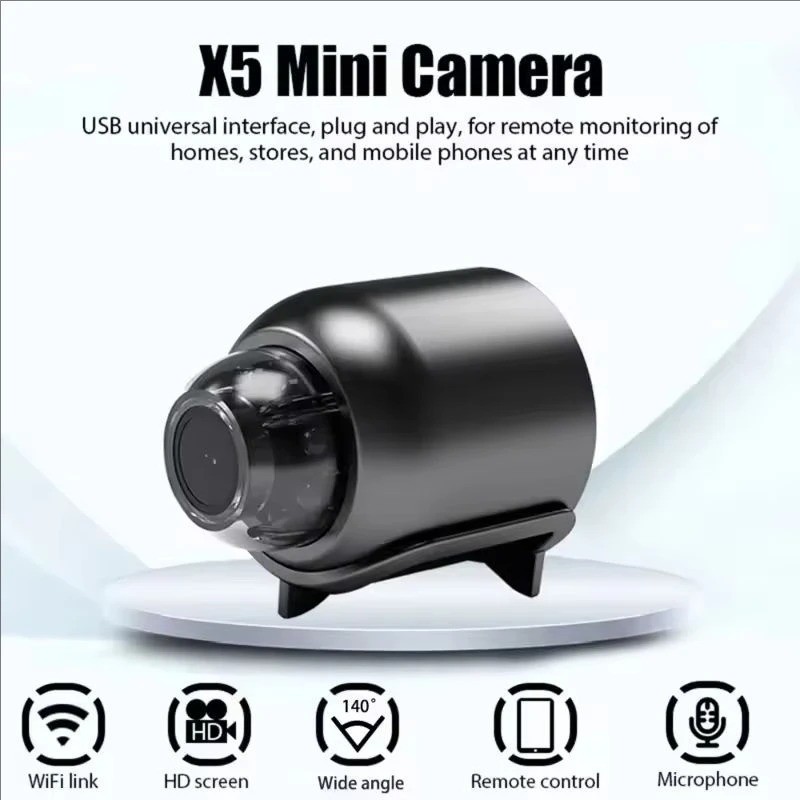 1080P Mini Camera CCTV WiFi HD IP Night Vision Camcorder Home Security Cam US gallery