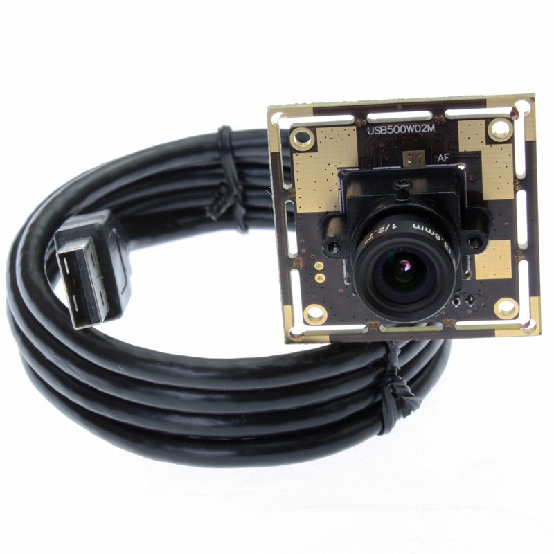 5MP CMOS UVC USB Camera Module w/ 3.6mm Lens For Linux/Win8 XP HD OV5640 Webcam