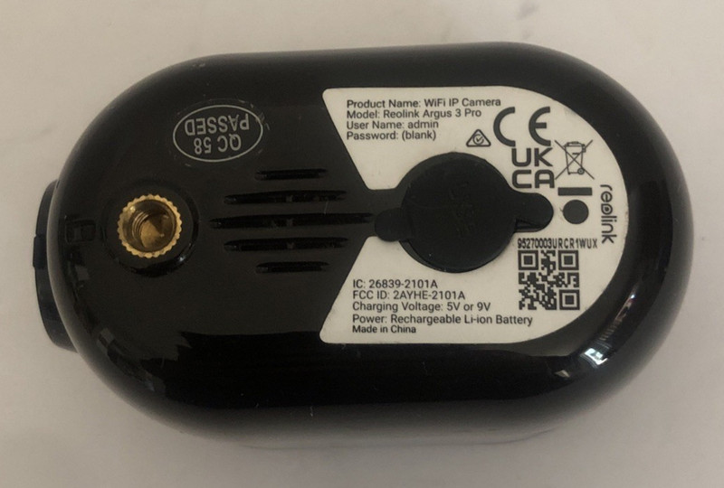 Reolink Argus 3 Pro 5MP 15FPS Wireless Security Camera Only gallery