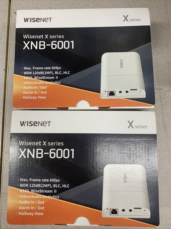 Wisenet XNB-6001 X Series Covert Network Camera Main Module w/o Lens, White