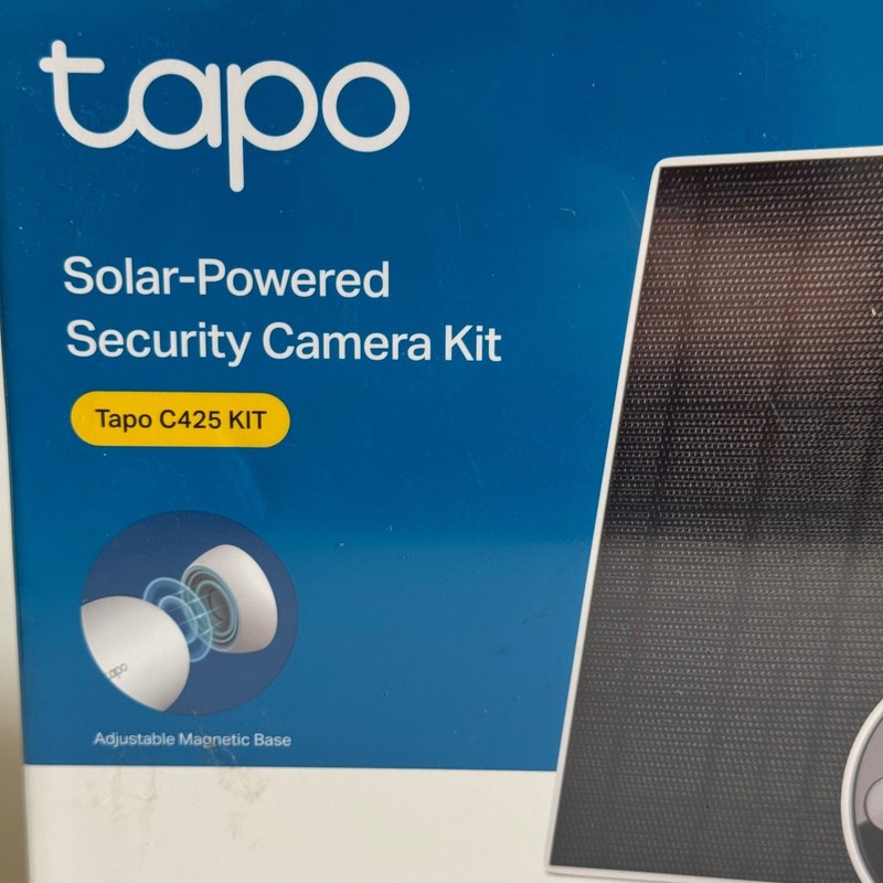 TP-Link Tapo C425 Solar Powered Security Camera Kit 2K QHD Outdoor Wireless IP66 gallery