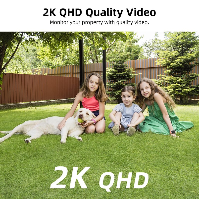 2K Security Camera Wireless Outdoor - 3MP Battery Powered Exterior Camera - 2... gallery