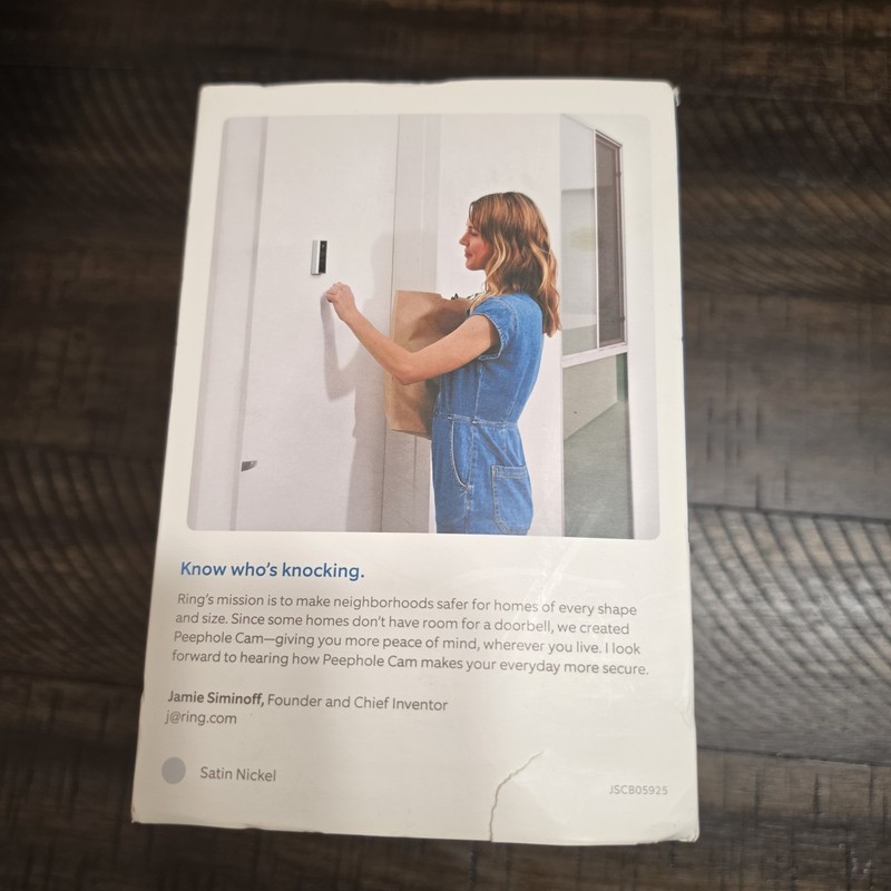 Ring Door View Peephole Camera and Doorbell Battery Operated gallery
