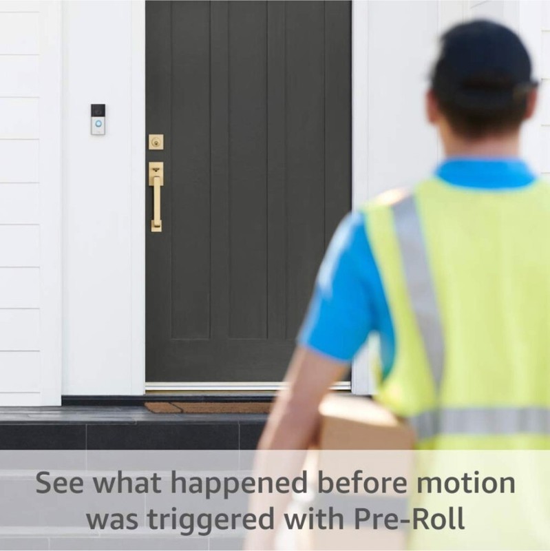 (2 items) Ring - Video Doorbell 3 Plus - and Ring Doorbell wired included gallery