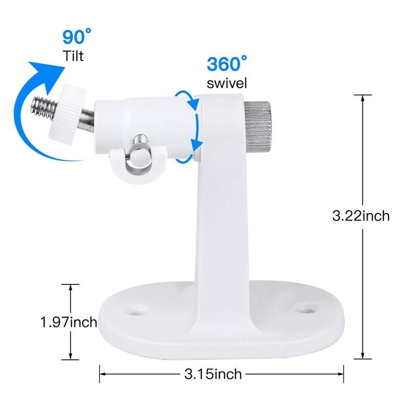 Adhesive Security Camera Mount for eufy Indoor Cam E30/C210/C220/E220, Adjust... gallery
