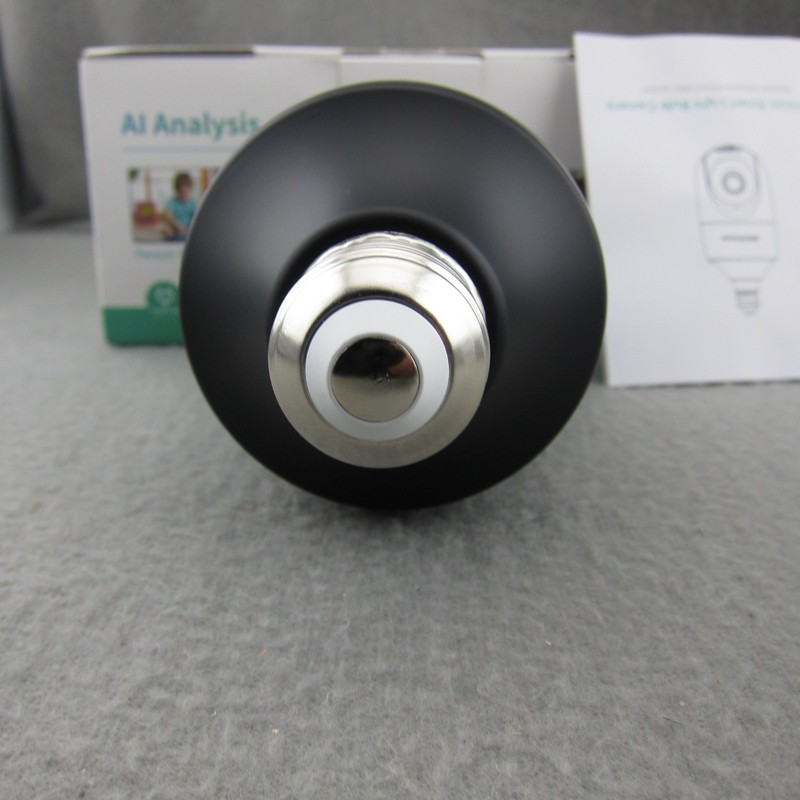 AlkiVision Wireless Lightbulb Camera 2k Full HD DP01 Black New Open Box gallery